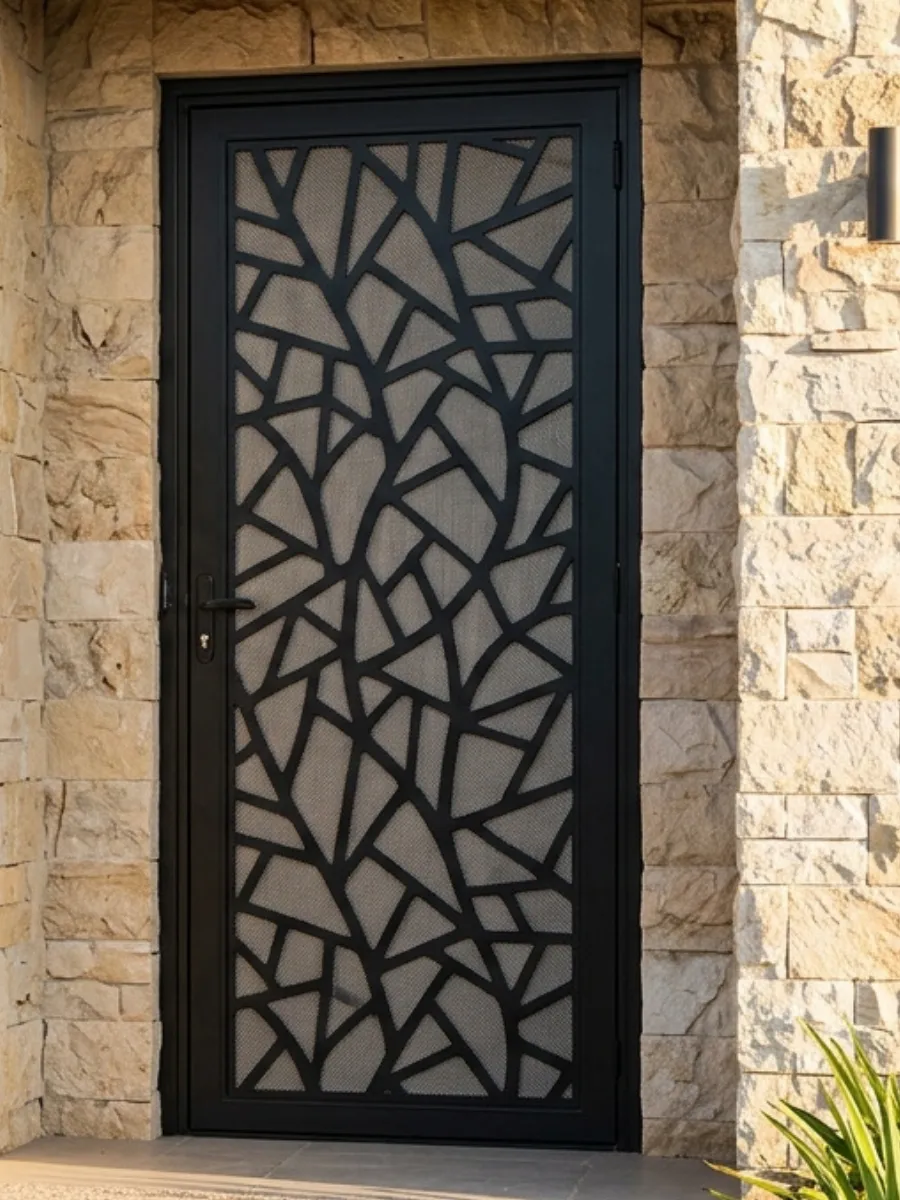Decorative Security Screen Door
