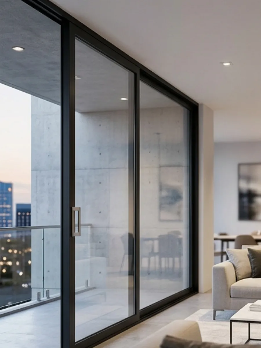 Modern Minimalist Single-Slide Window