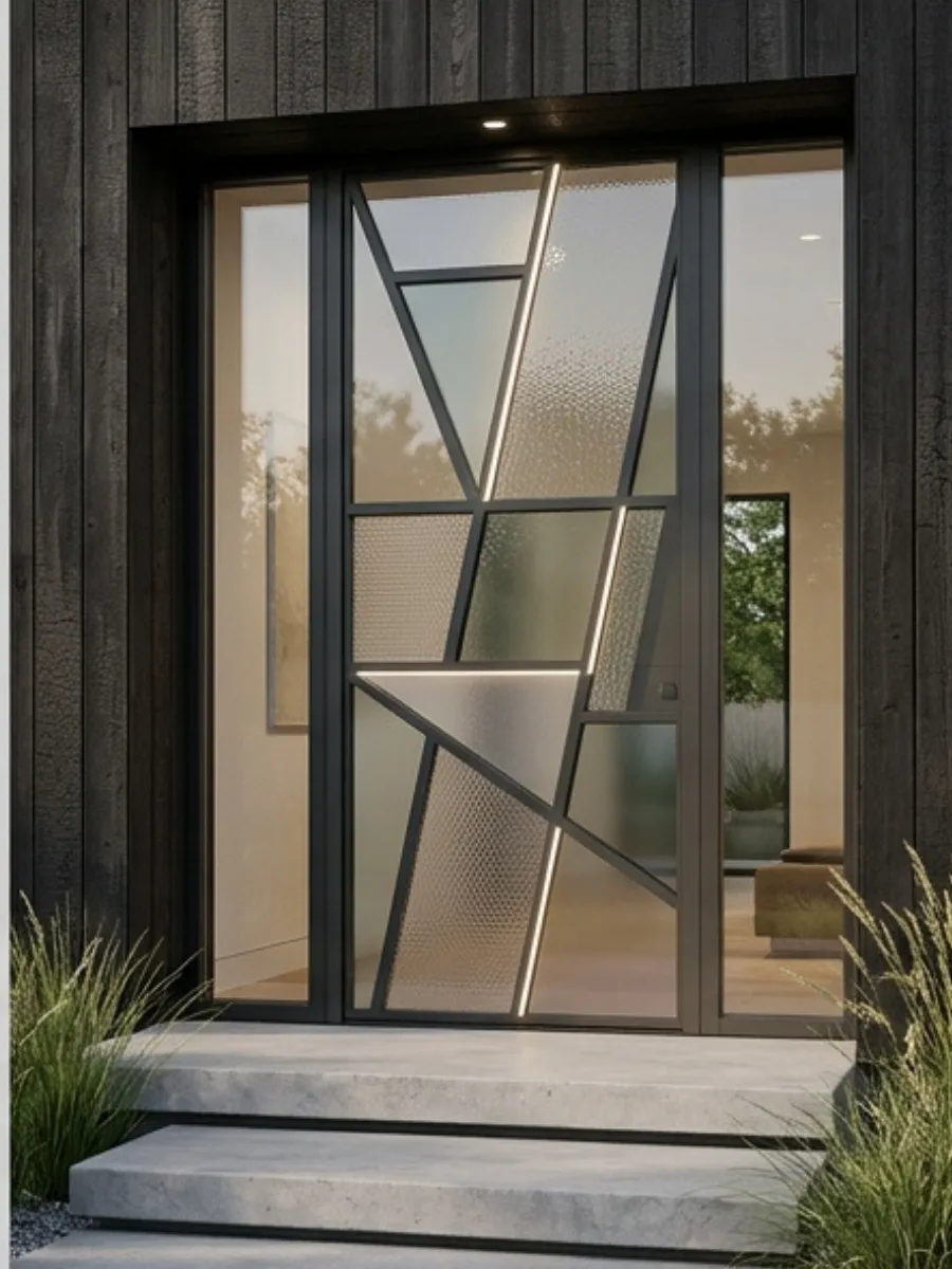 The Sculptural Geometric Door